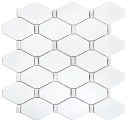 Altair Badajoz Honeycomb Glass Mosaic Floor and Wall Tile