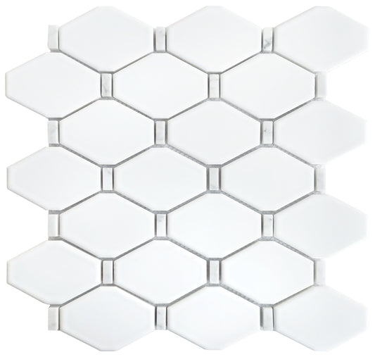 Altair Badajoz Honeycomb Glass Mosaic Floor and Wall Tile