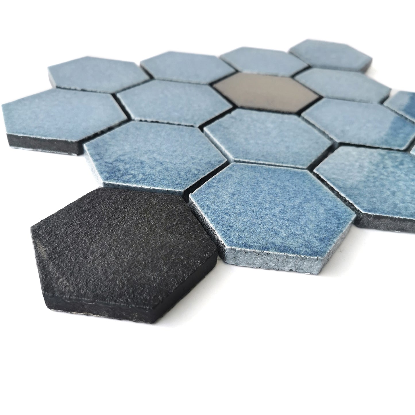 Altair Lugo Lava Stone Mosaic Floor and Wall Tile