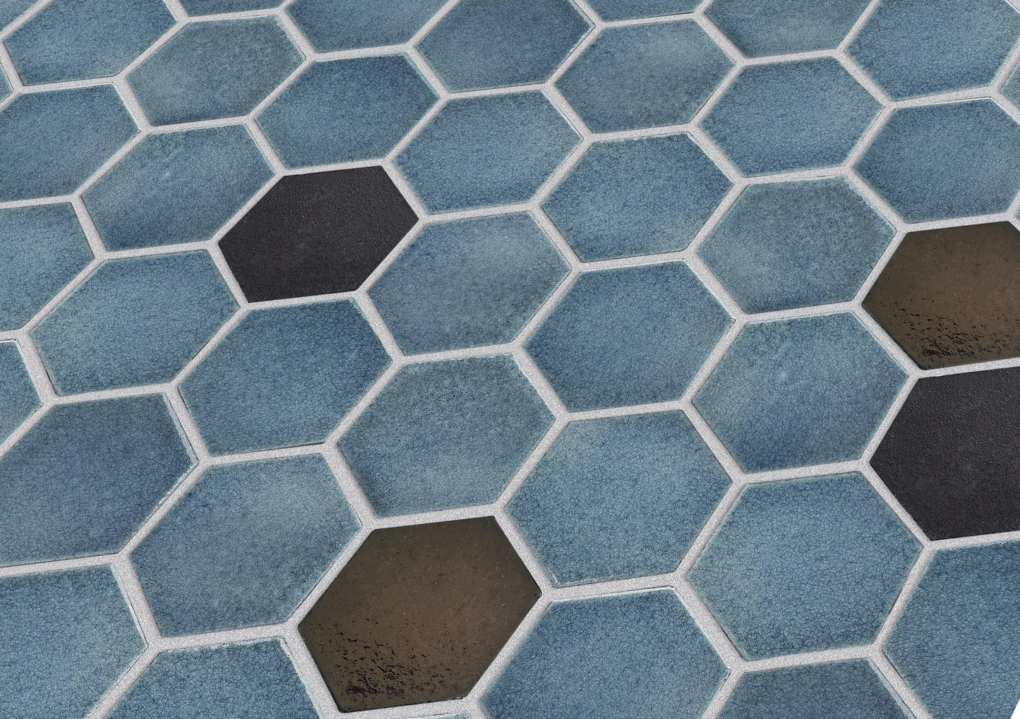 Altair Lugo Lava Stone Mosaic Floor and Wall Tile