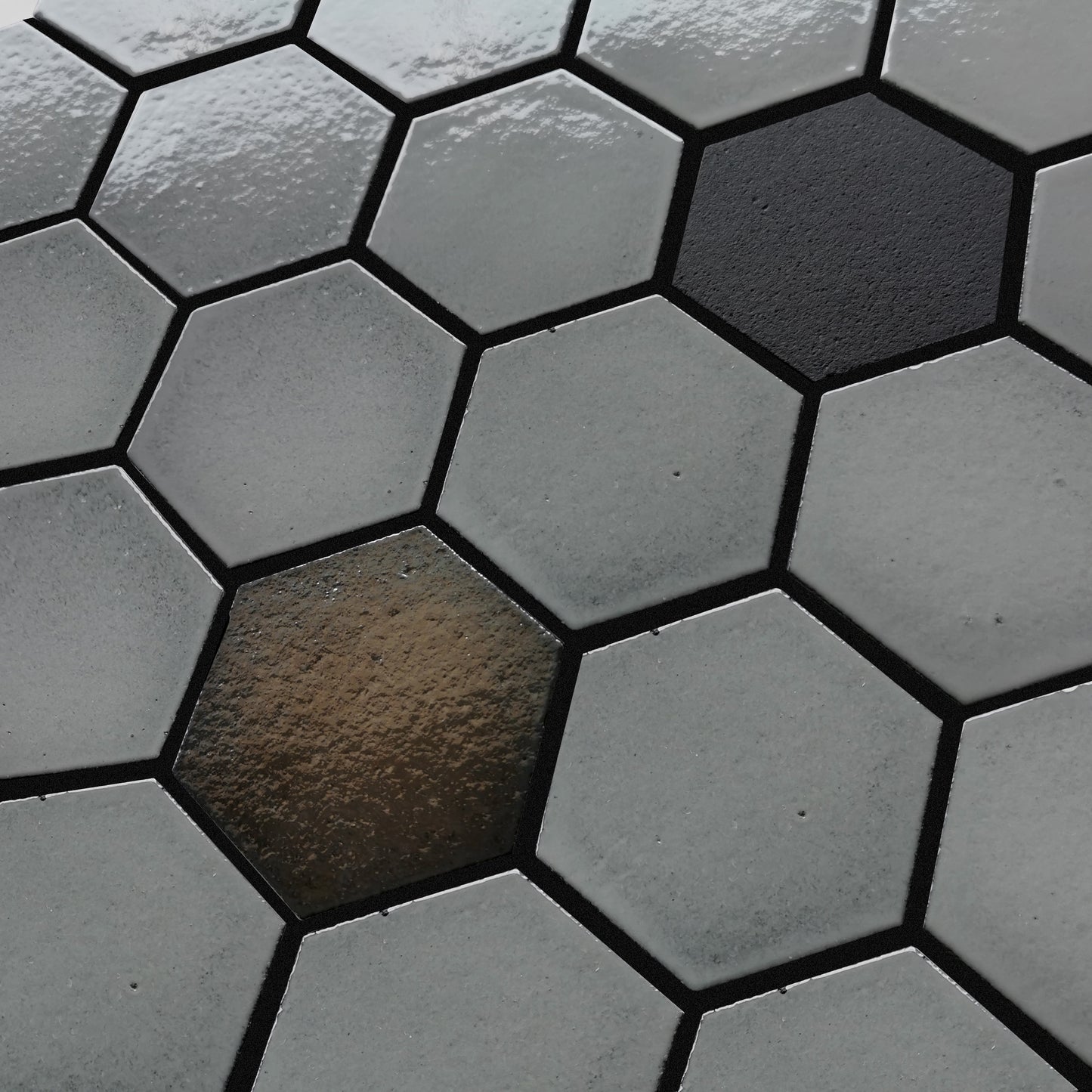 Altair Lugo Lava Stone Mosaic Floor and Wall Tile