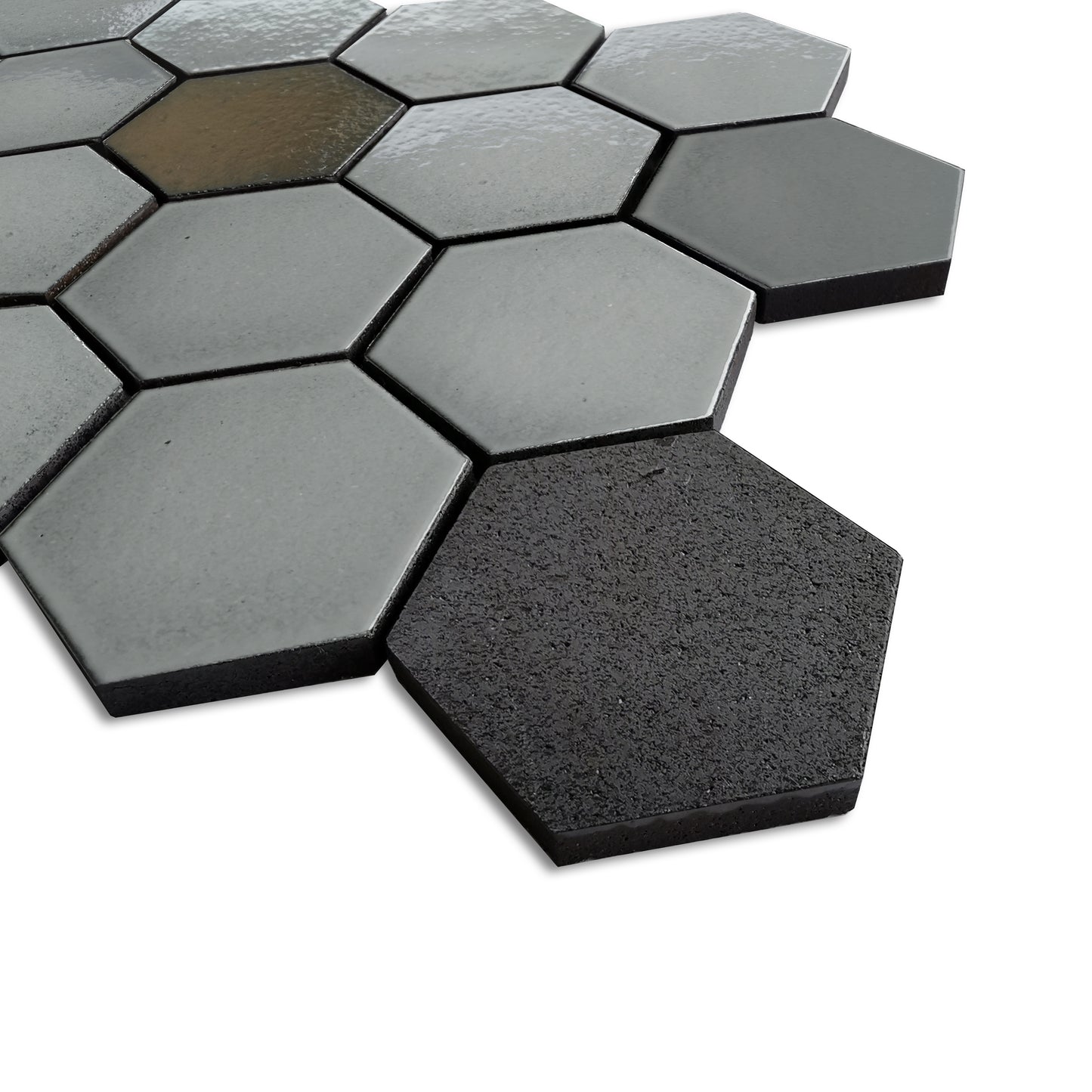 Altair Lugo Lava Stone Mosaic Floor and Wall Tile