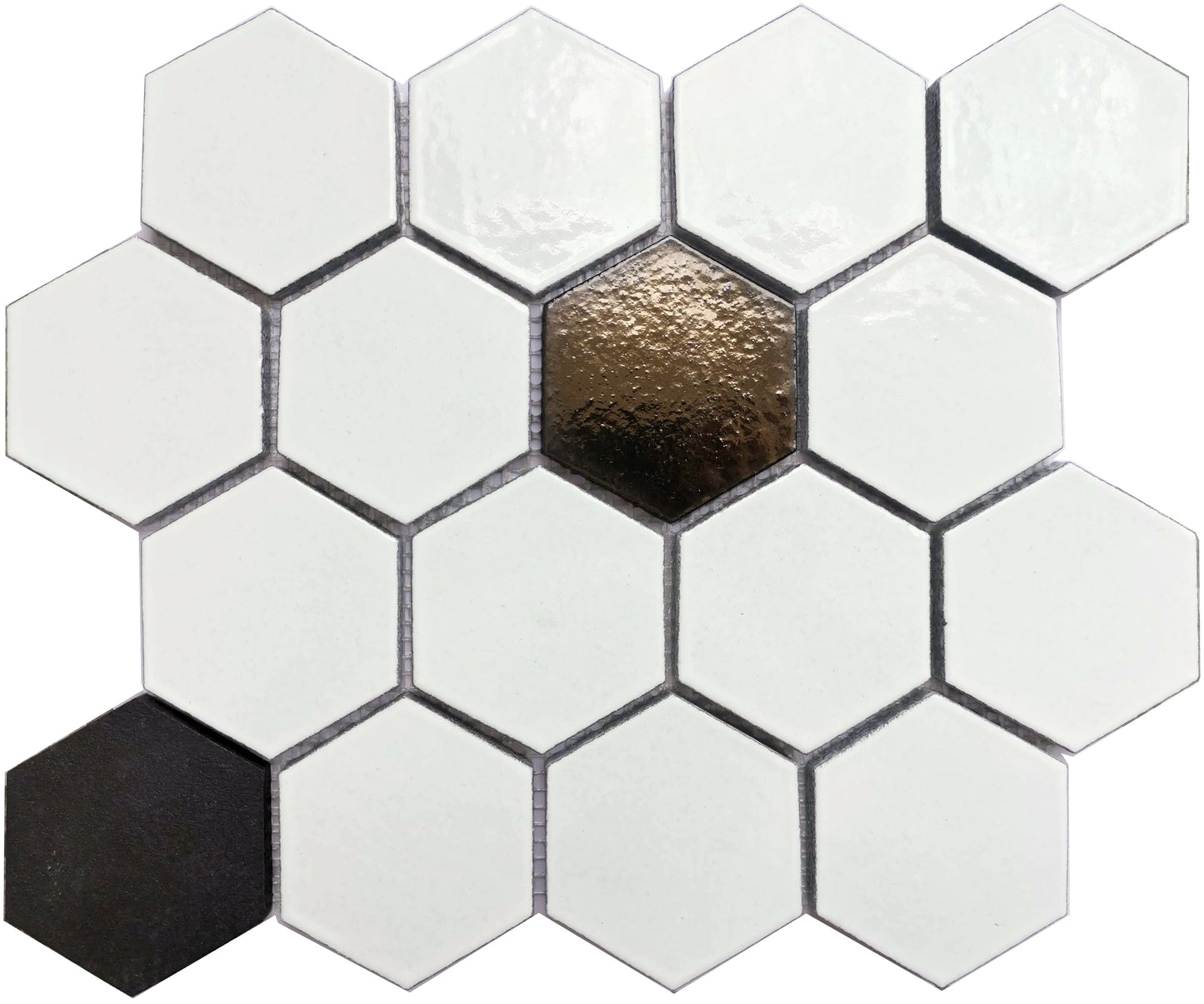 Altair Lugo Lava Stone Mosaic Floor and Wall Tile