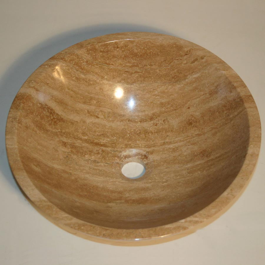 Silkroad Travertine Stone Vessel