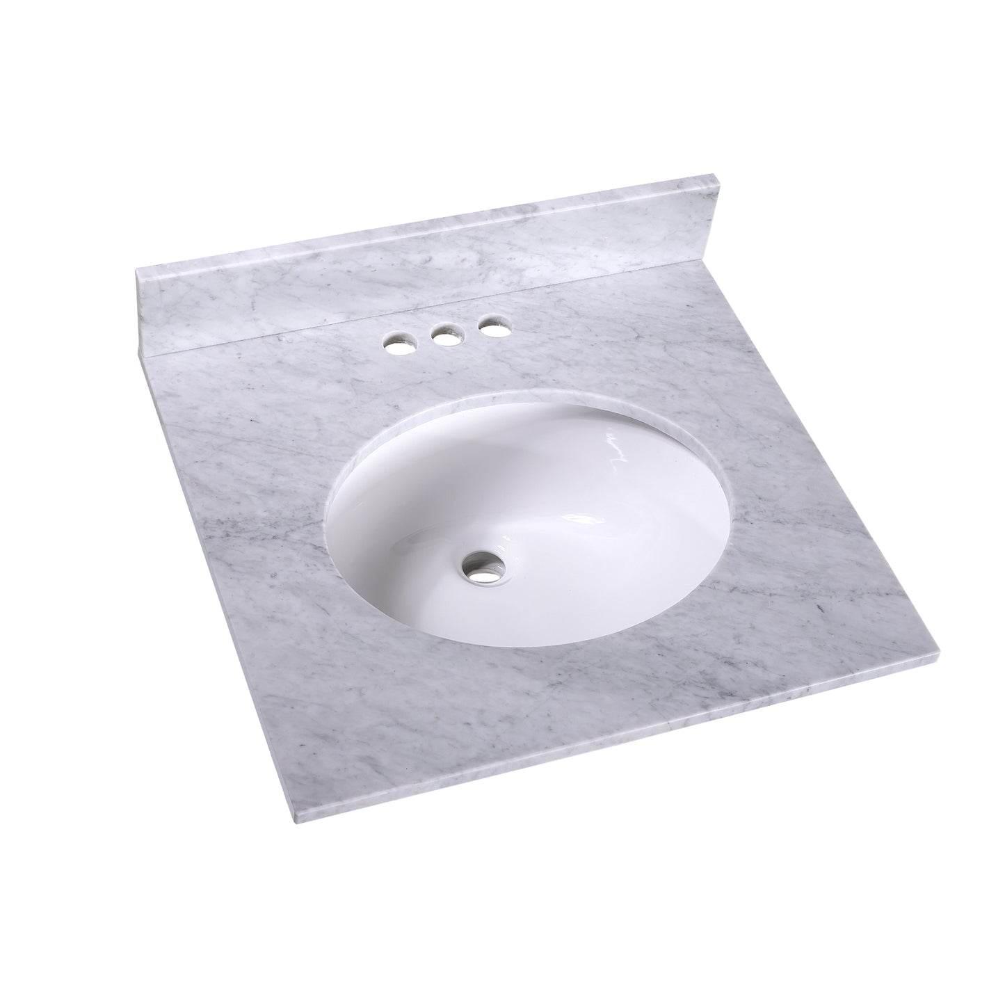 Silkroad 24" Carrara White Marble Top